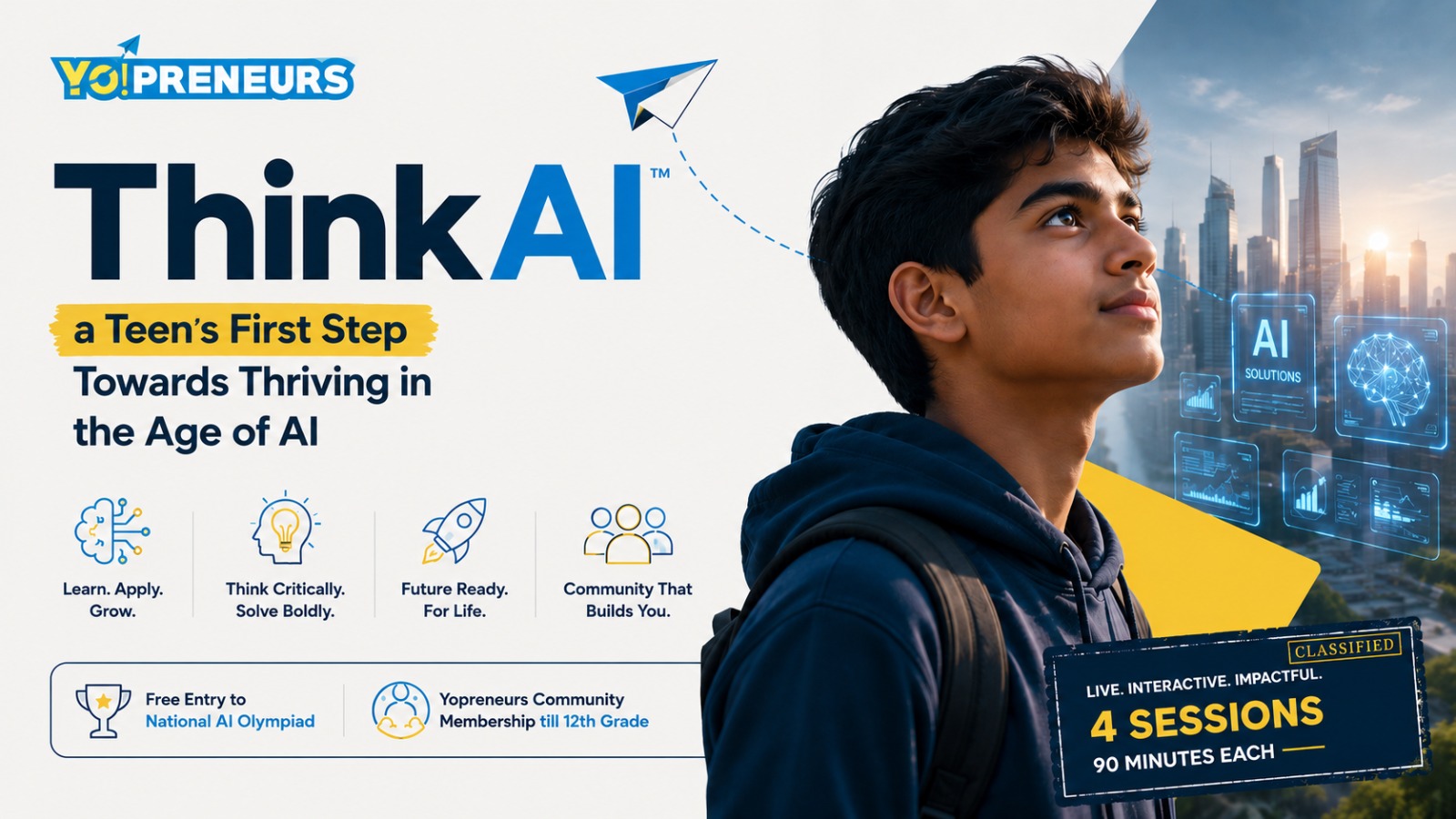 ThinkAI — a Teen's First Step Towards Thriving in the Age of AI
